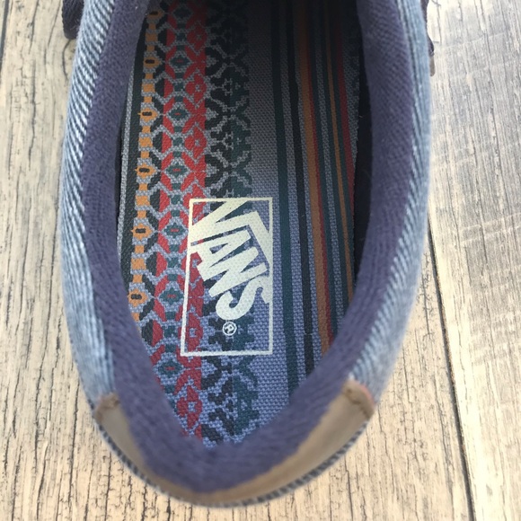 NWT VANS WinstonWashed Twill Navy Men’s AUTHENTIC - Picture 7 of 8